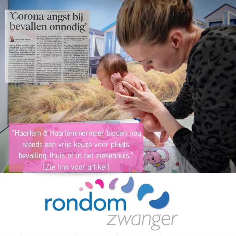 Haarlems Dagblad: “Corona-angst bij bevallen onnodig”